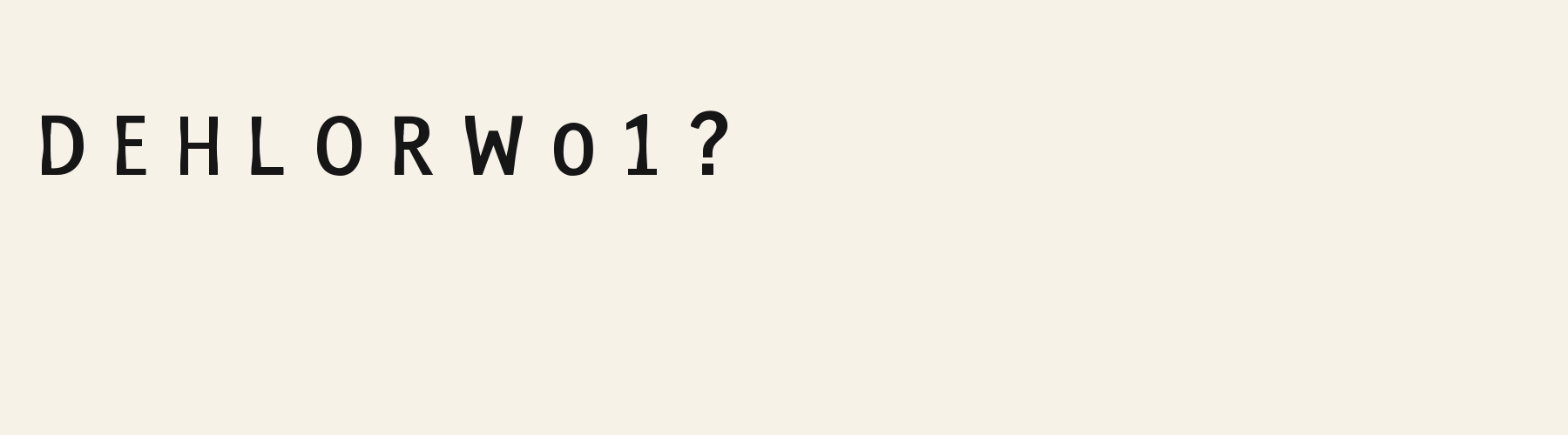 Catenary Stem Sans alphabet specimen