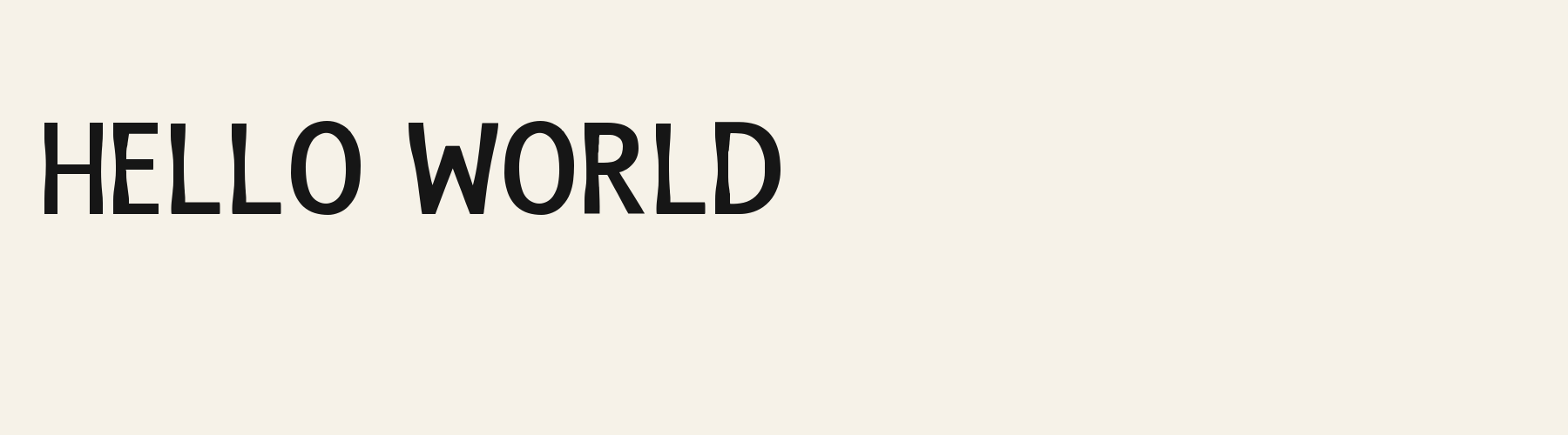 Catenary Stem Sans cover specimen