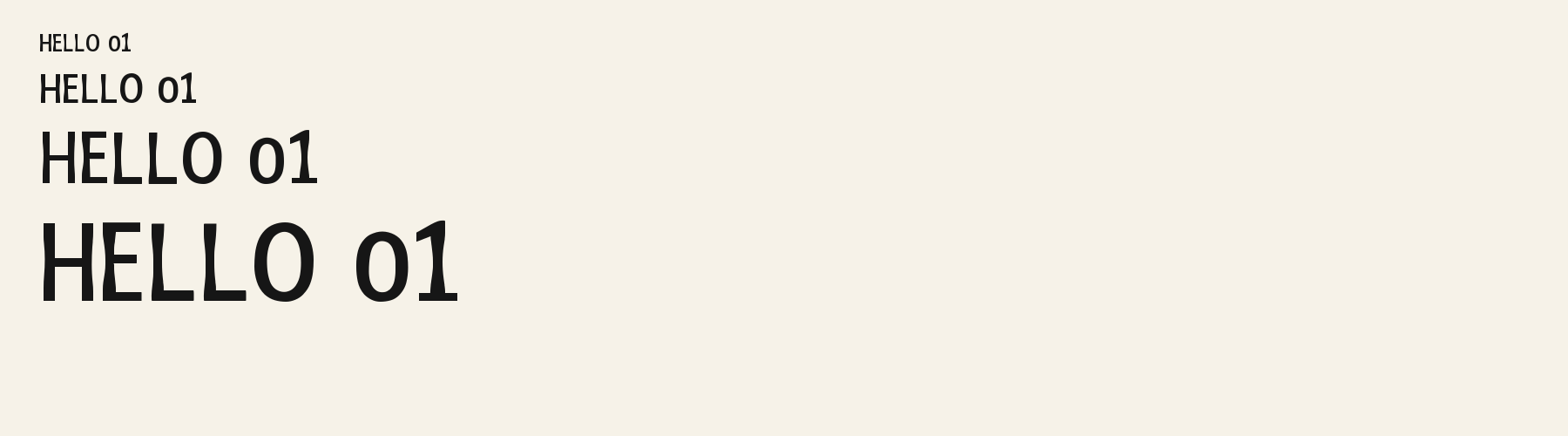 Catenary Stem Sans sizes specimen