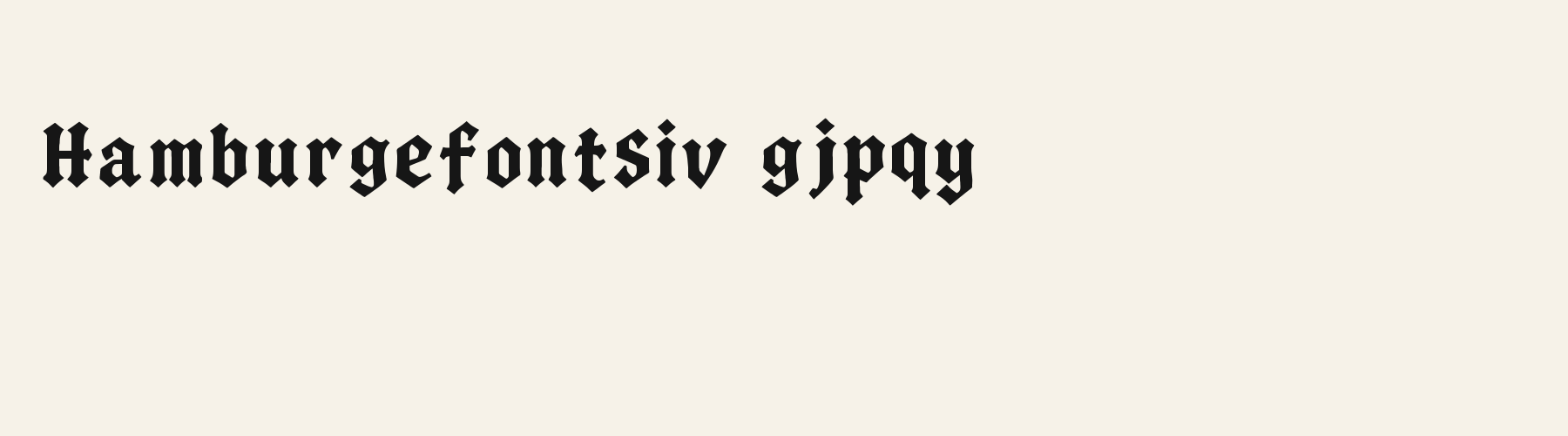 Gothic Tattoo Iron lowercase specimen