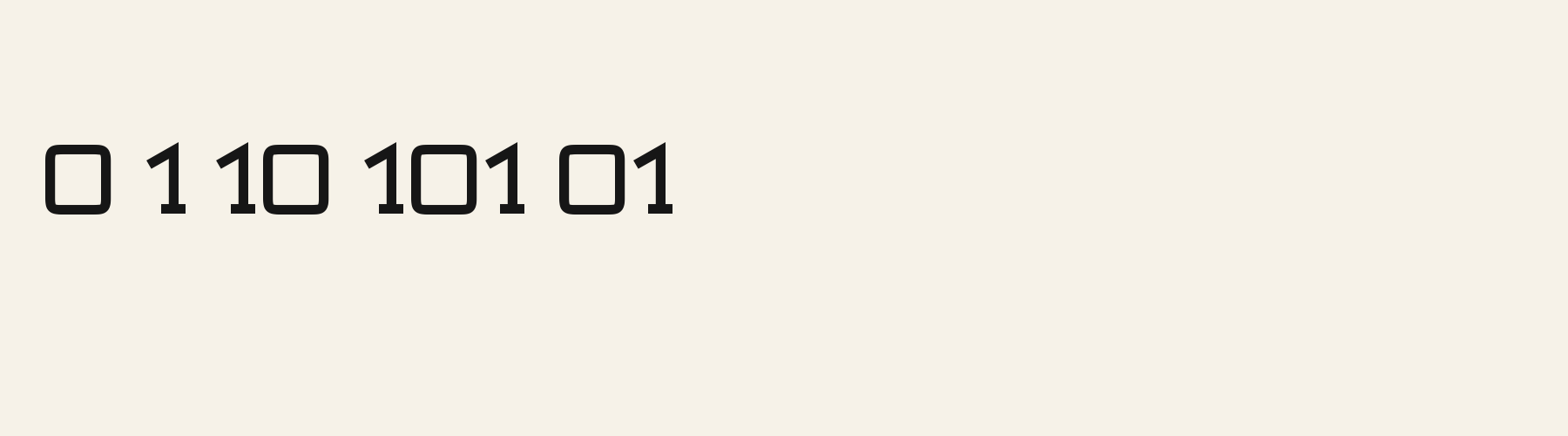 Station Slab numbers specimen