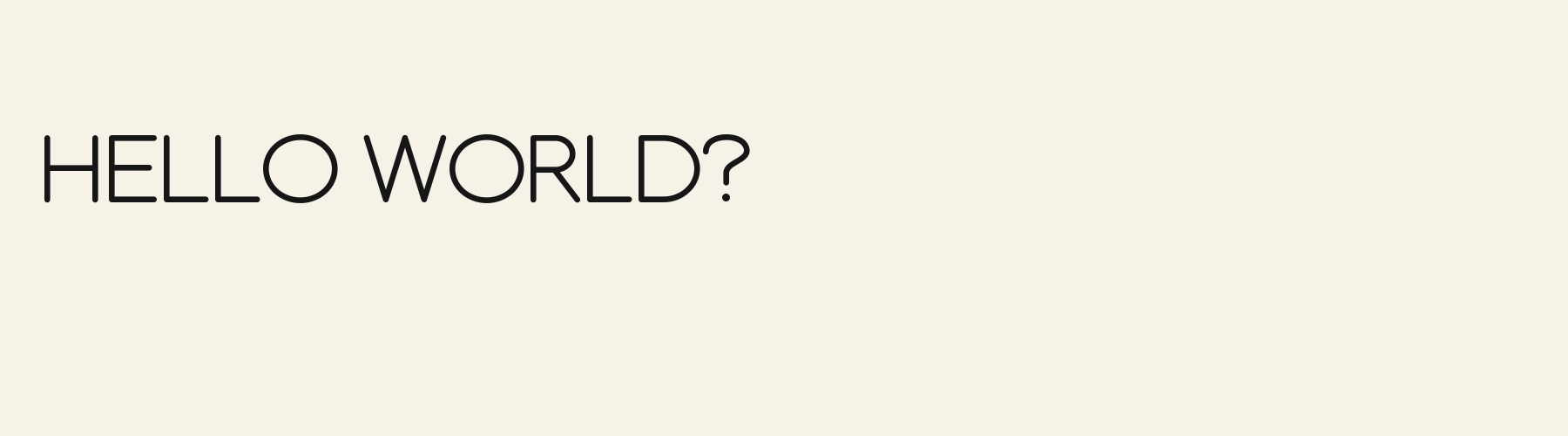 Plaza Sans pangram specimen