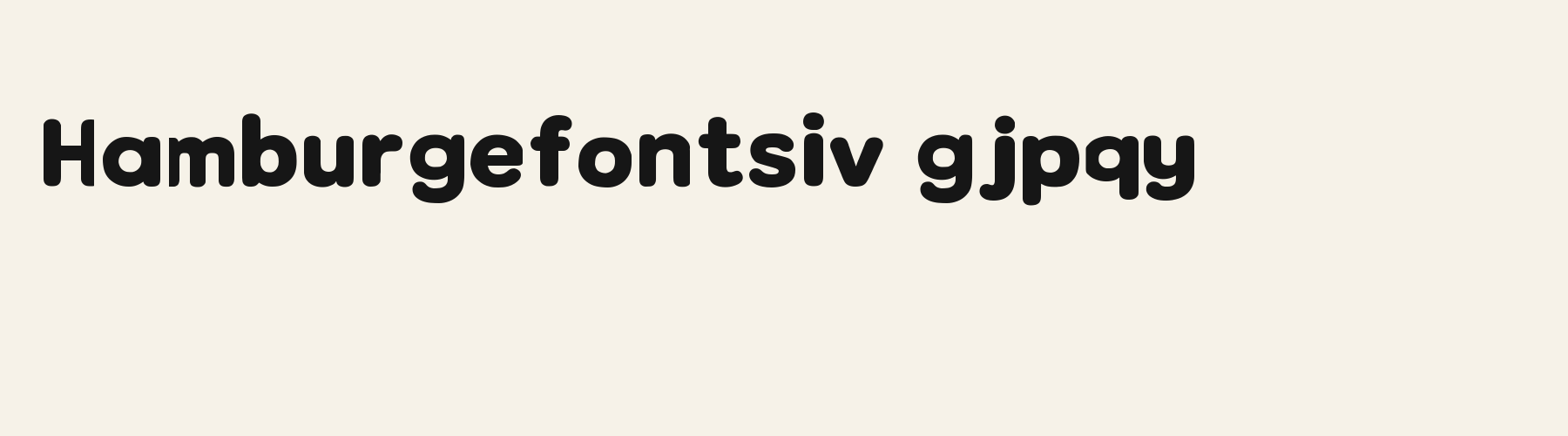 Retro Tv Rounded lowercase specimen