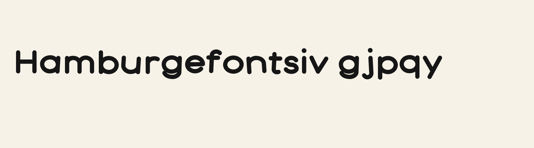 Giggle Sans lowercase specimen