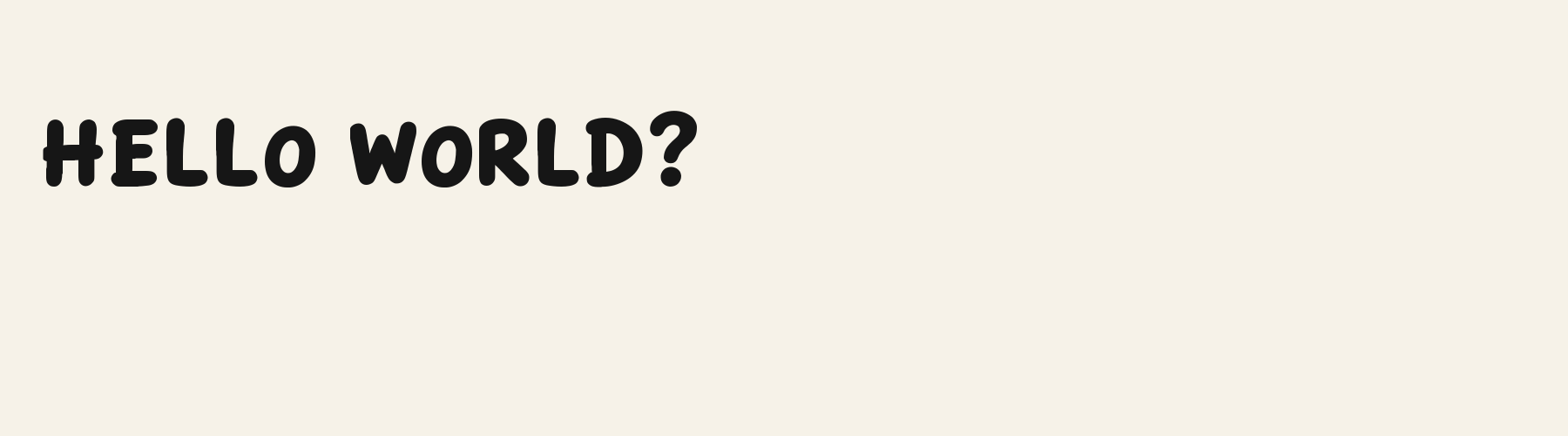 Cute Storybook Round pangram specimen