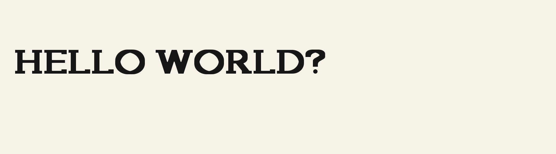 Beacon Slab pangram specimen