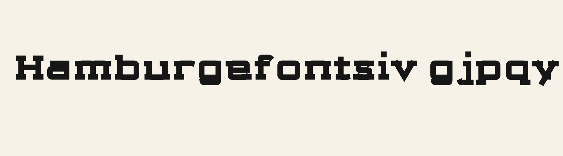 Headline Slab lowercase specimen