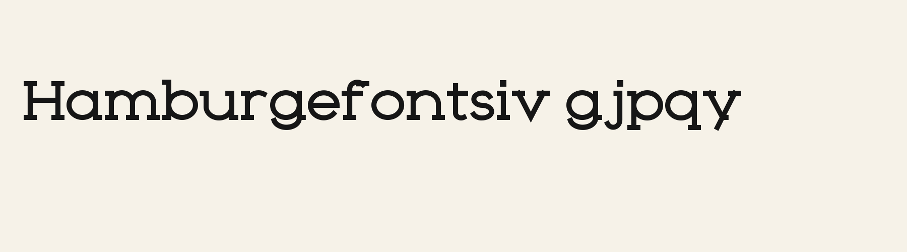 Quarry Slab lowercase specimen