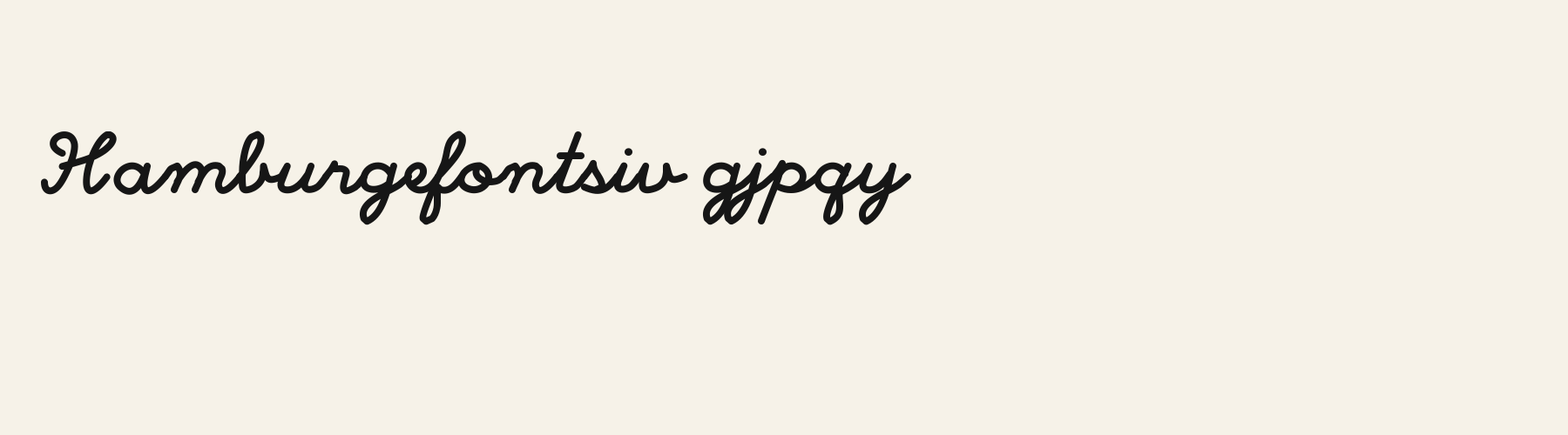 Ember Script lowercase specimen