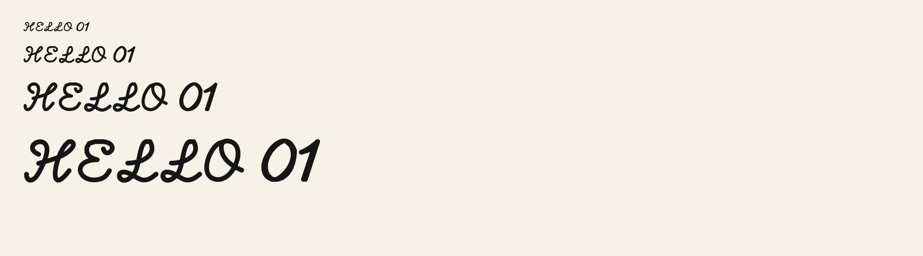 Ember Script sizes specimen