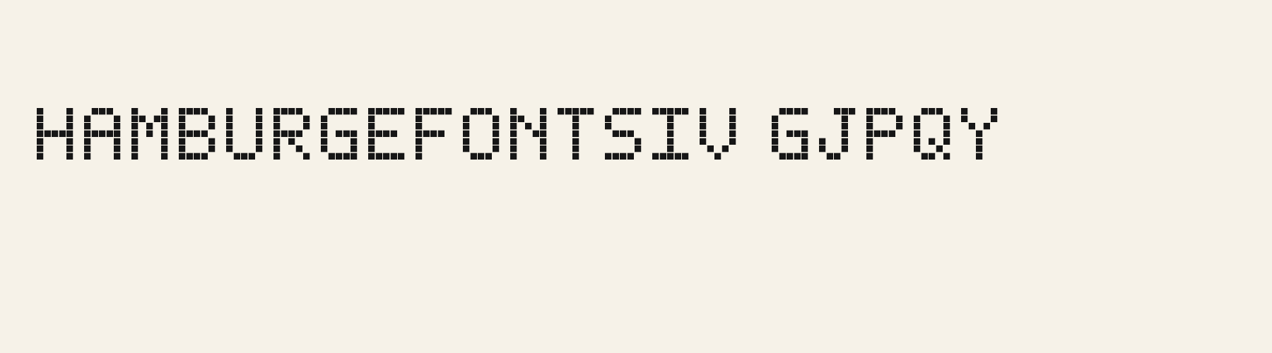 Pixel Arcade Bold lowercase specimen