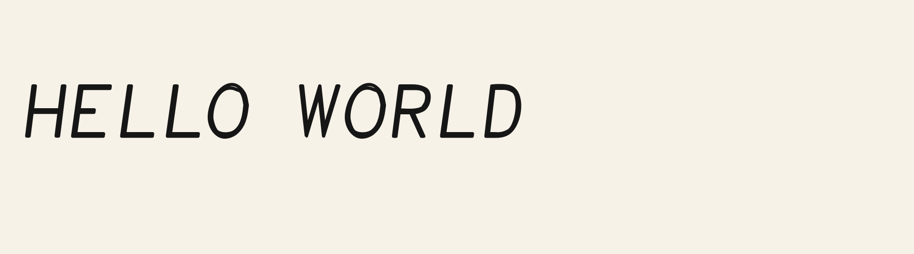 Lambda Italic cover specimen