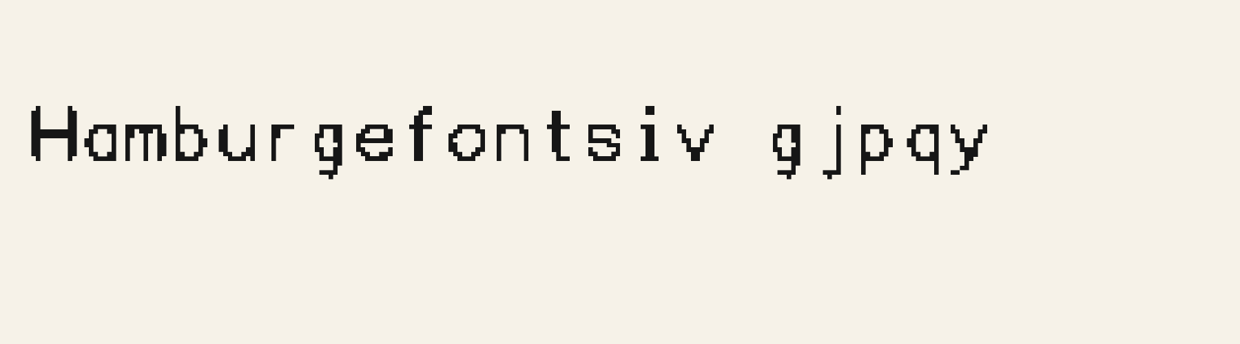 Console Pixel Mono lowercase specimen