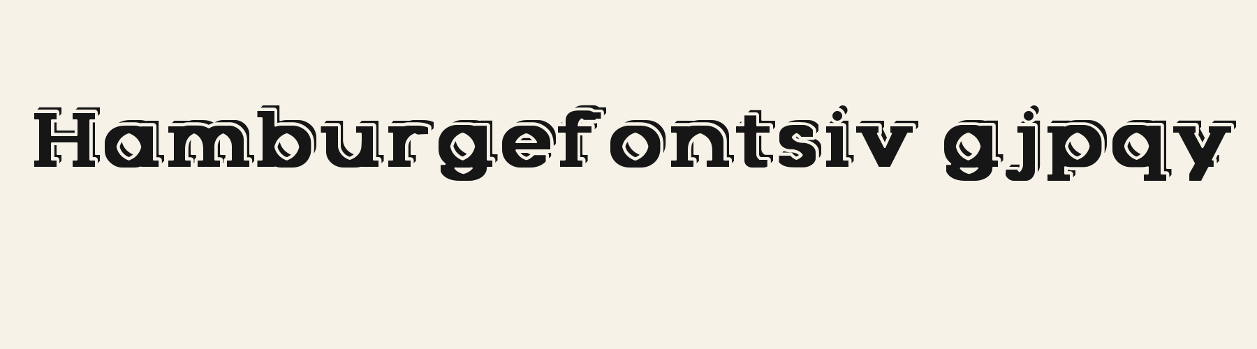 Beacon Slab 3D lowercase specimen