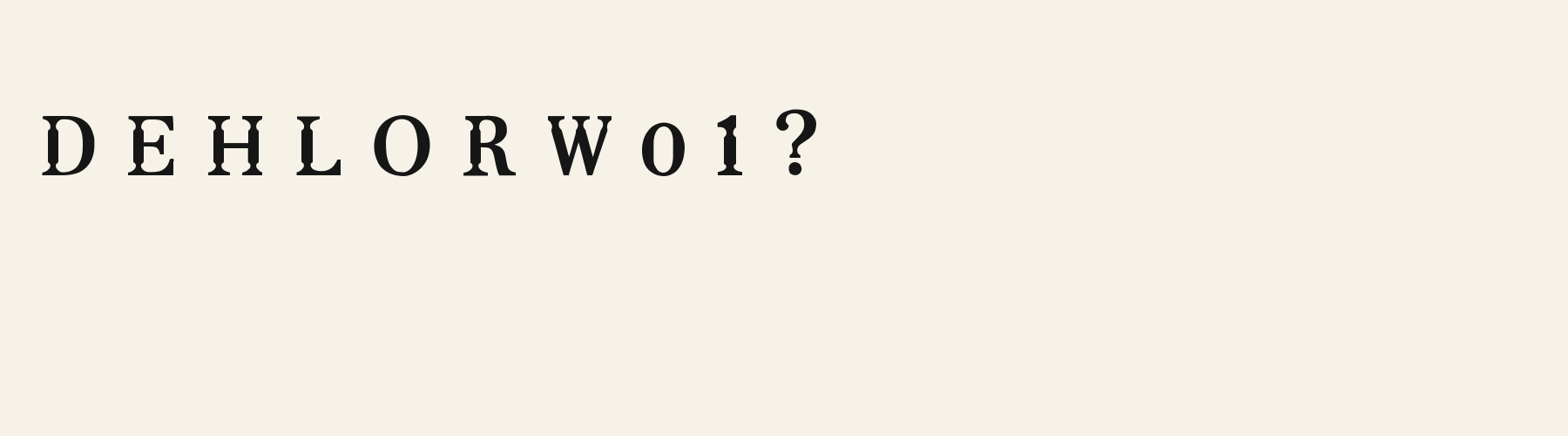 Saddle Joint Serif alphabet specimen