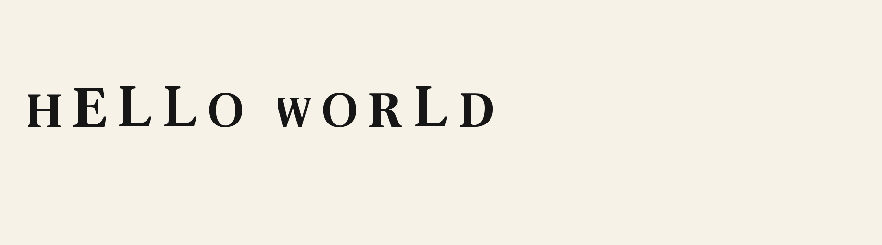 Serif Book Warm cover specimen