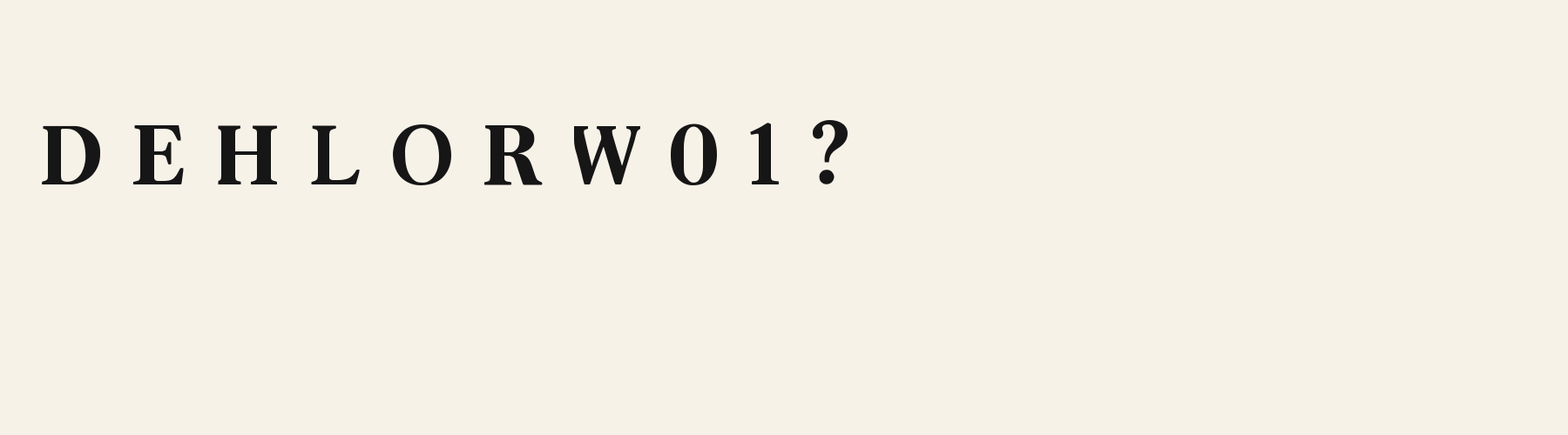 Serif Book Warm alphabet specimen