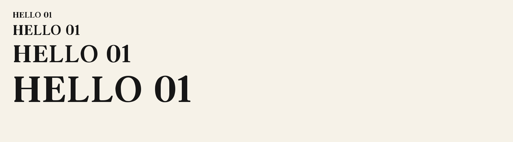 Serif Book Warm sizes specimen