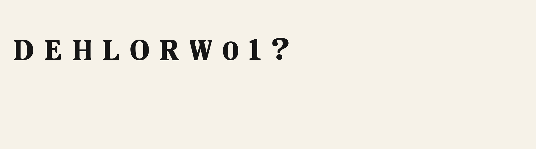 Retro Serif Newsprint alphabet specimen