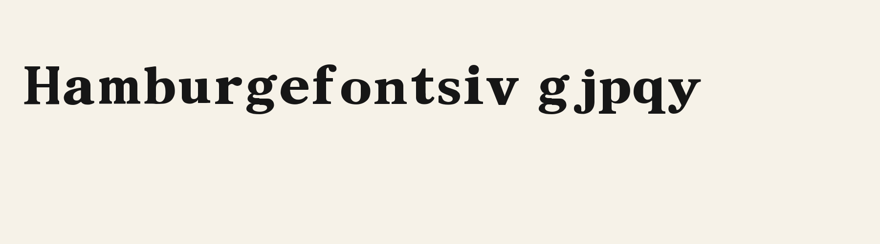 Retro Serif Newsprint lowercase specimen