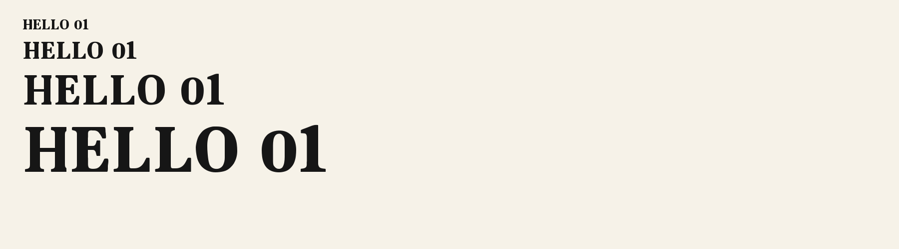 Retro Serif Newsprint sizes specimen