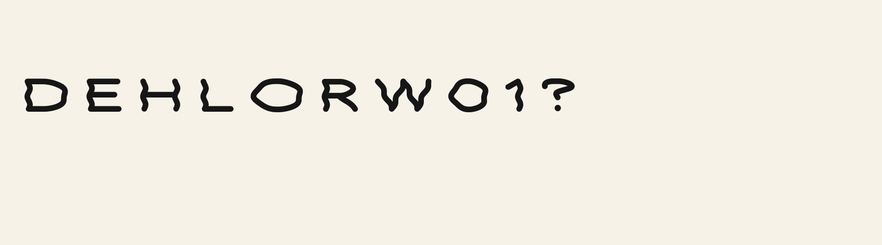 Funk Wide alphabet specimen