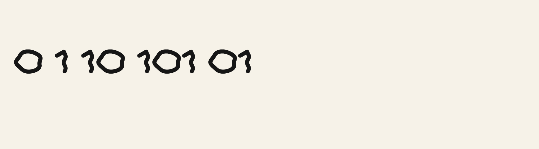 Funk Wide numbers specimen