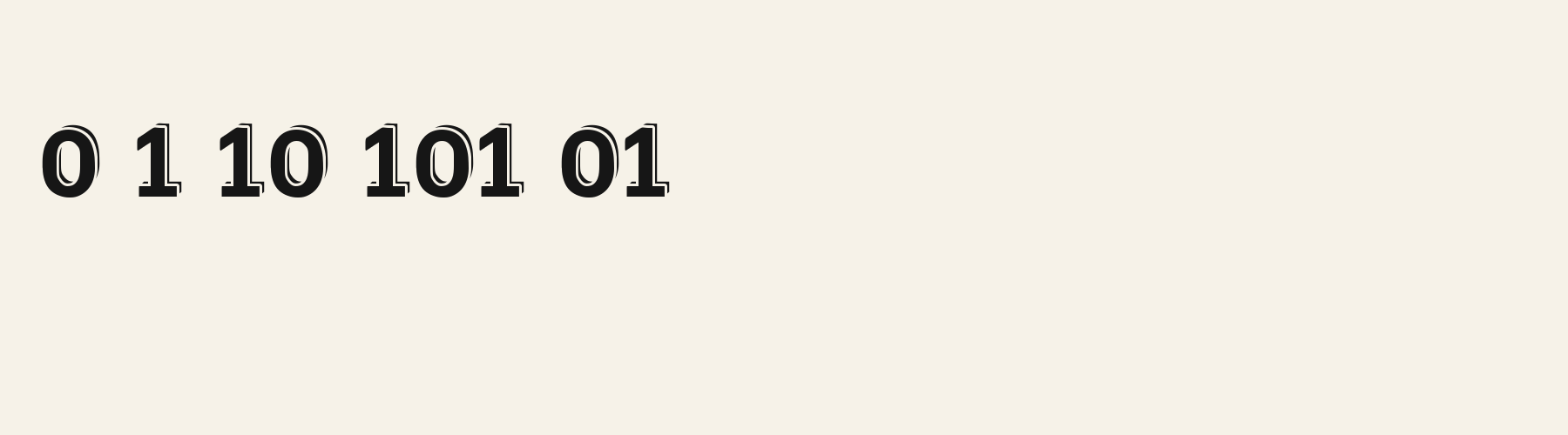 Buttress Bowl Sans 3D numbers specimen