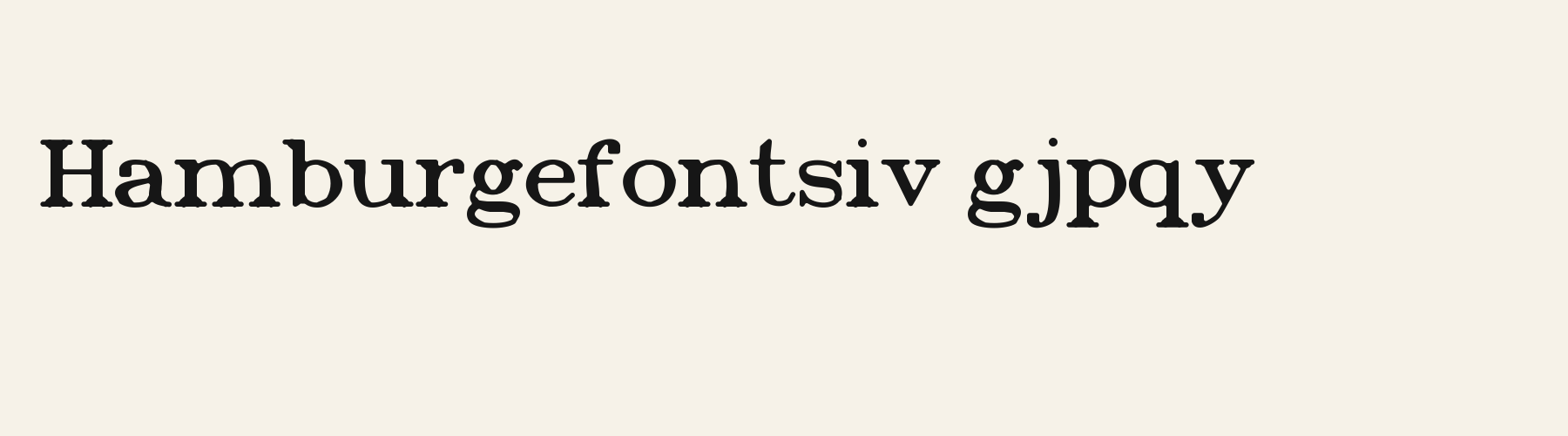 Diner Roman lowercase specimen