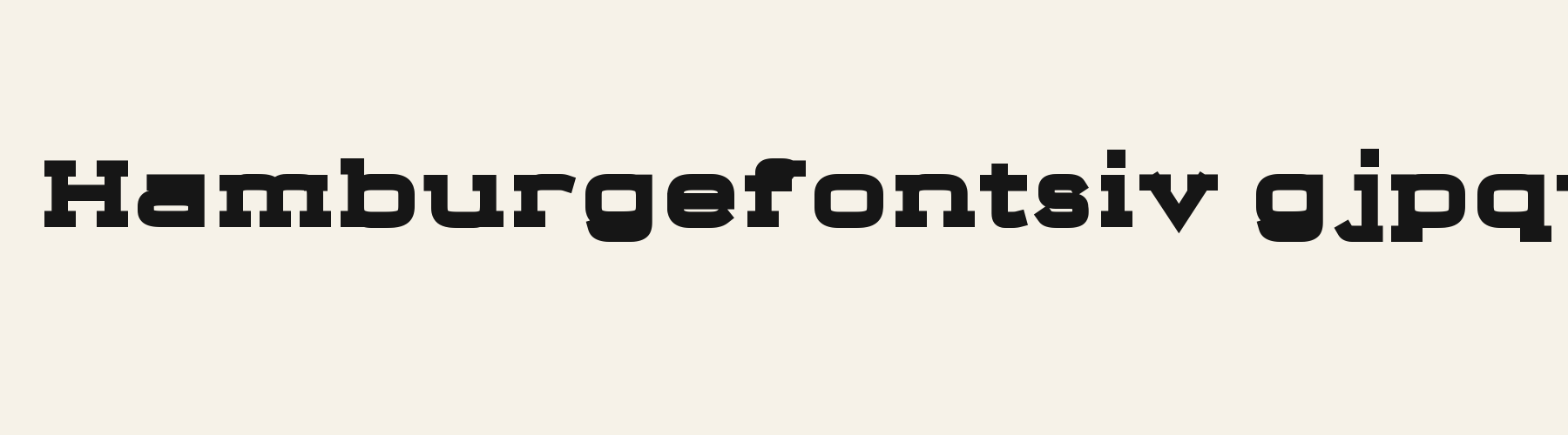 Monolith Slab lowercase specimen