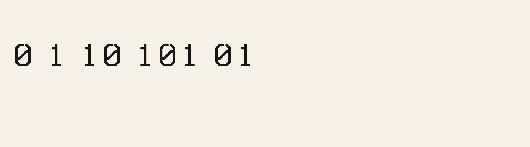 Stencil Arch Bridge numbers specimen