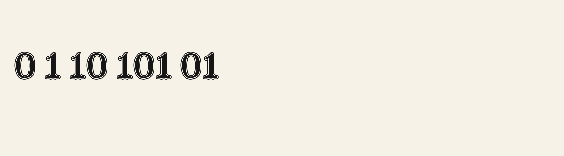 Alumni Roman numbers specimen