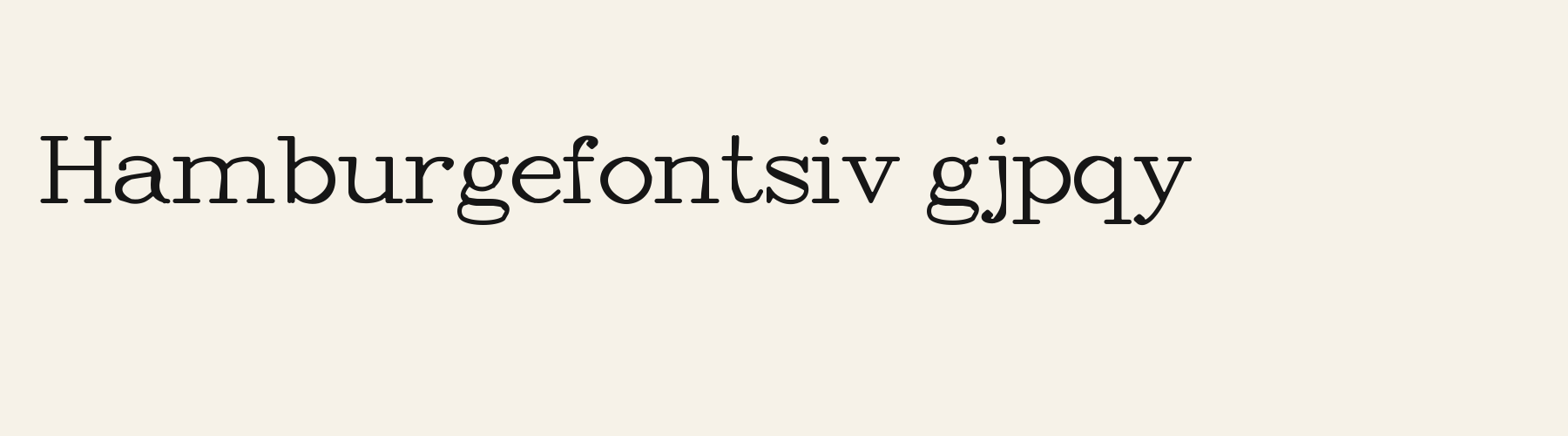 Scholar Roman lowercase specimen