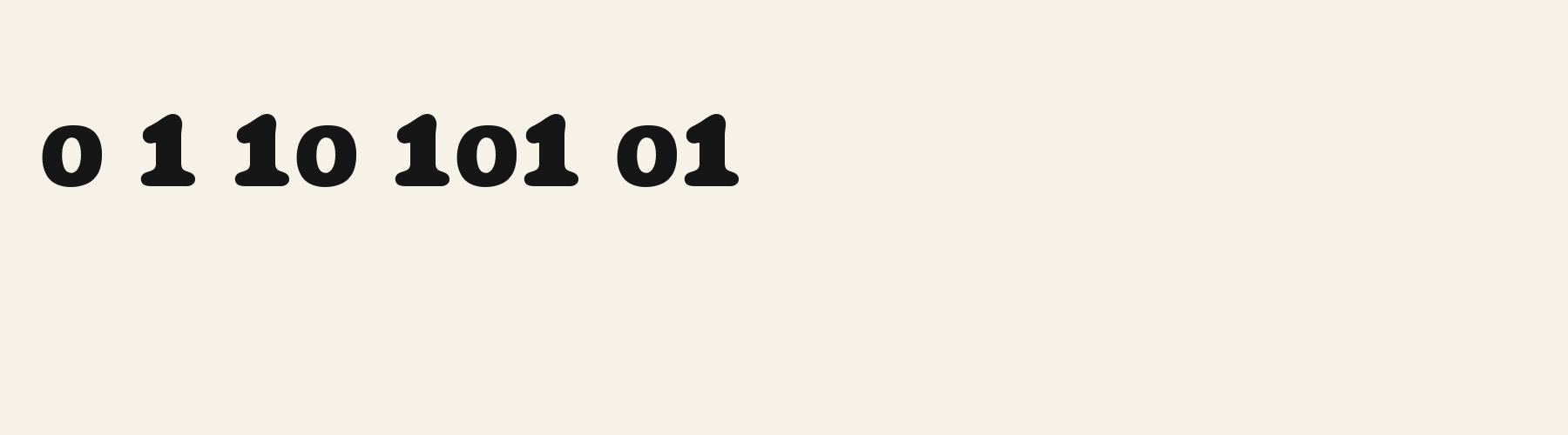 Retro Disco Groove numbers specimen