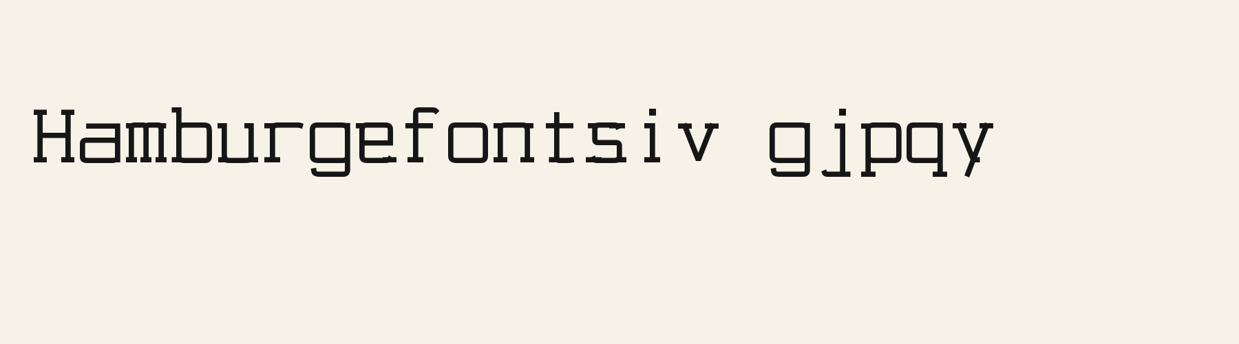 Report Slab Mono lowercase specimen