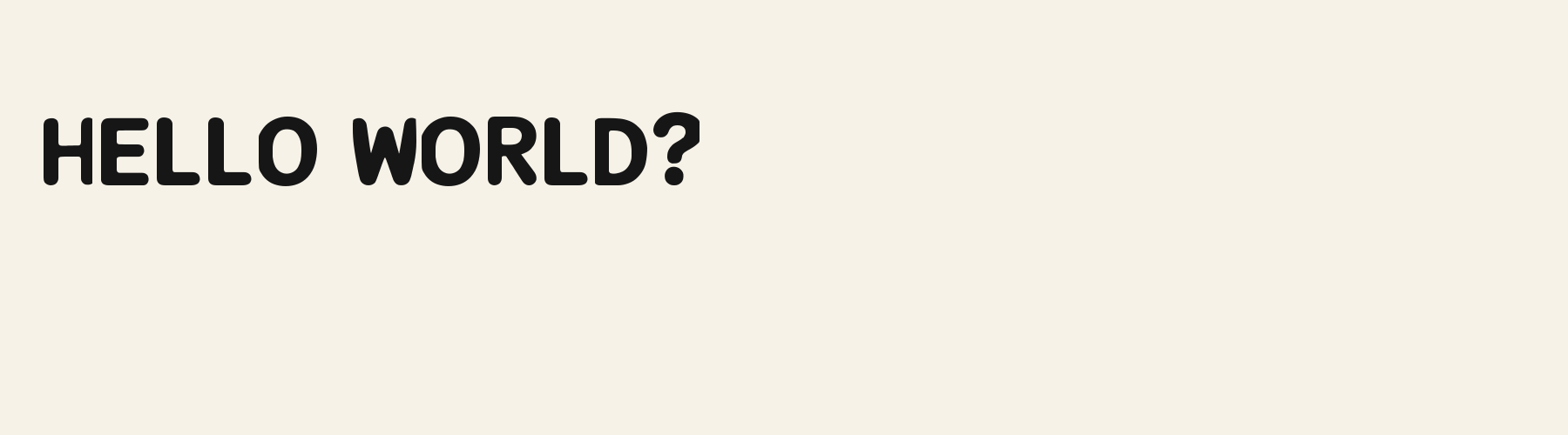 Pretty Ribbon Round pangram specimen