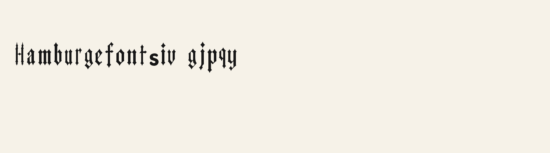 Gothic Tattoo Spire lowercase specimen