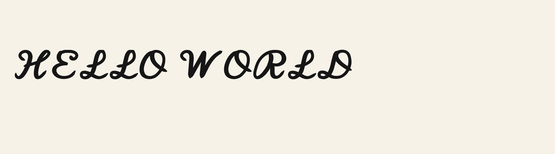 Sparrow Script cover specimen