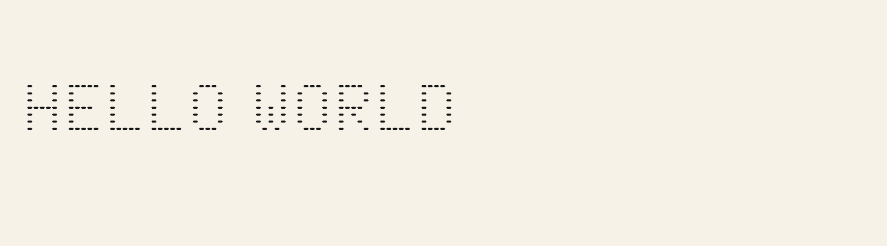 Pixel Lcd Segment cover specimen