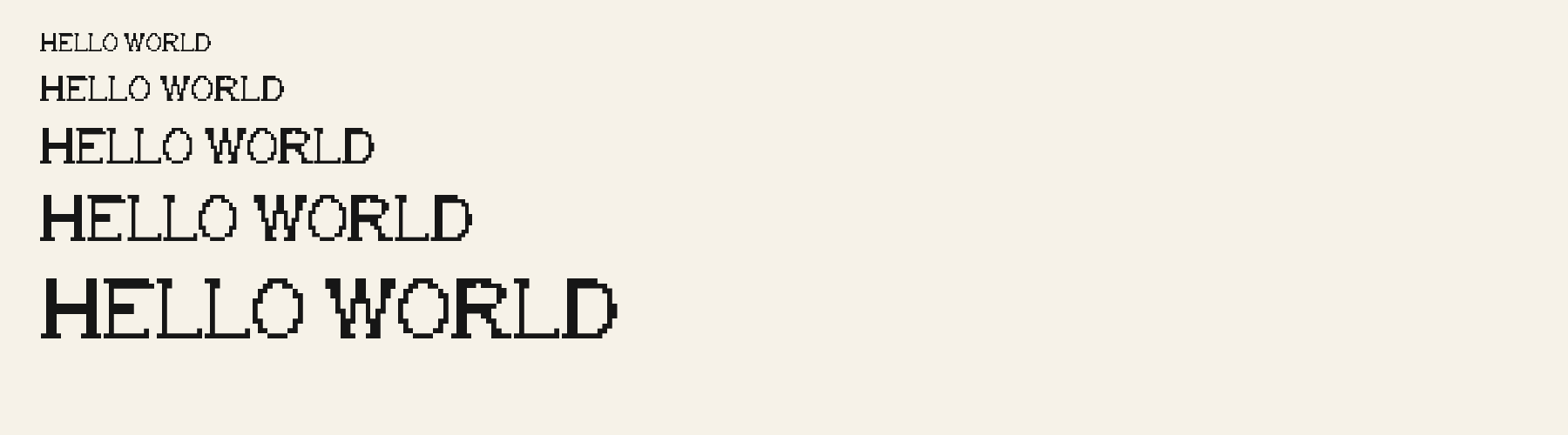 Retro Byte Slab waterfall specimen