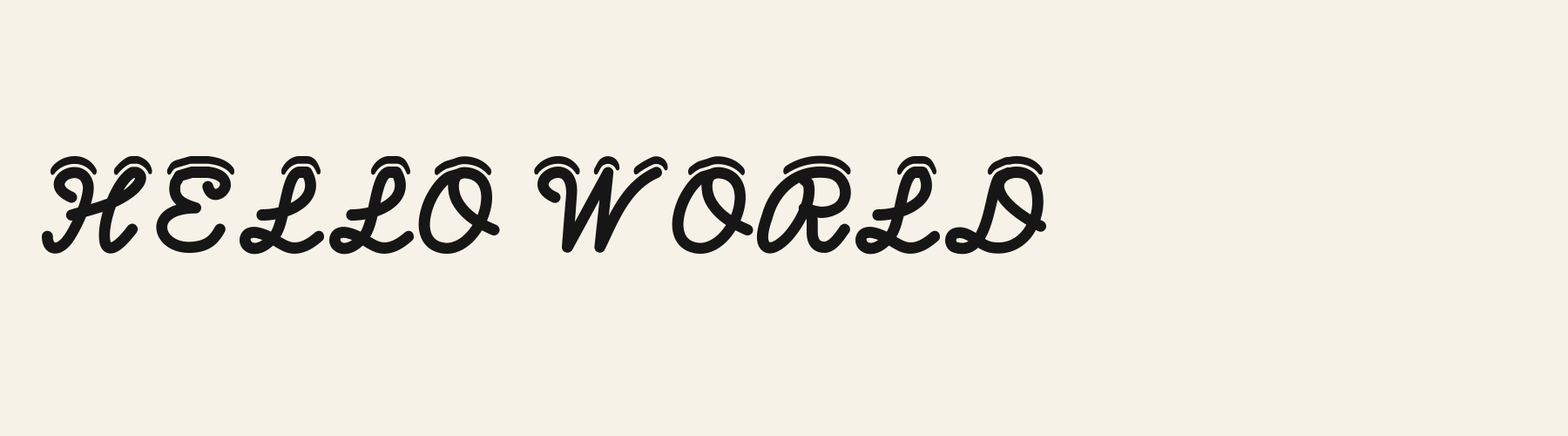 Snowy Script cover specimen