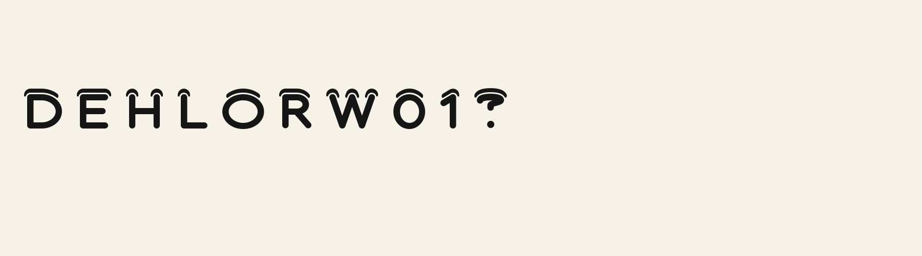 Snowdrift alphabet specimen