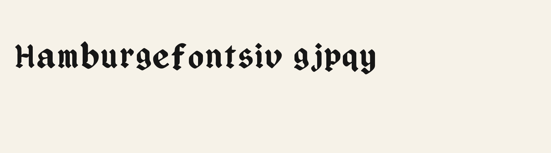 Gothic Rotunda Broad lowercase specimen