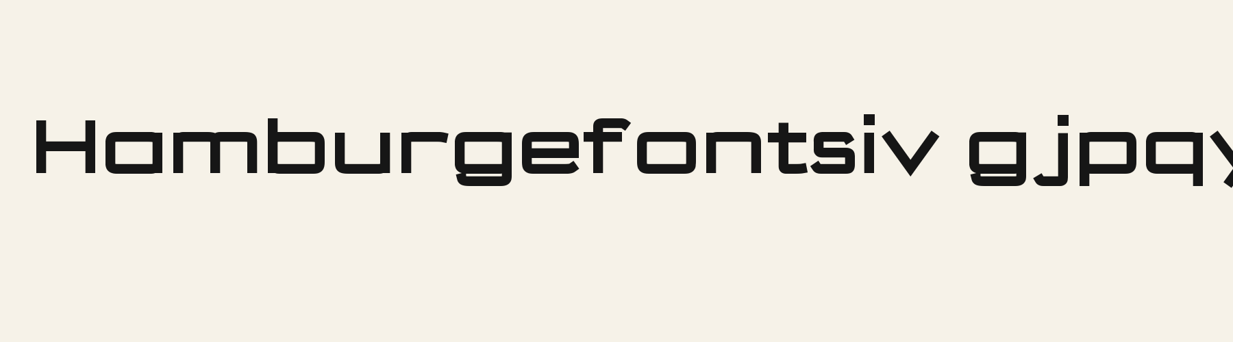 Hull Block lowercase specimen