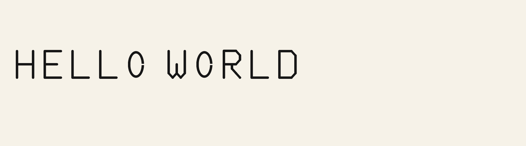 Mono OCR Rounded Notch cover specimen