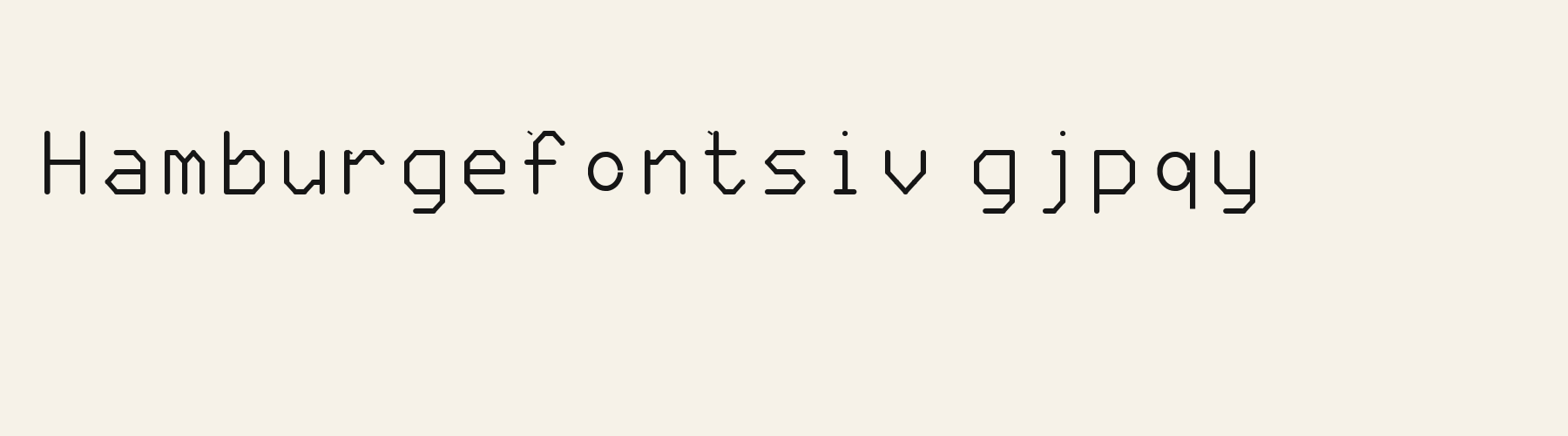 Mono OCR Rounded Notch lowercase specimen