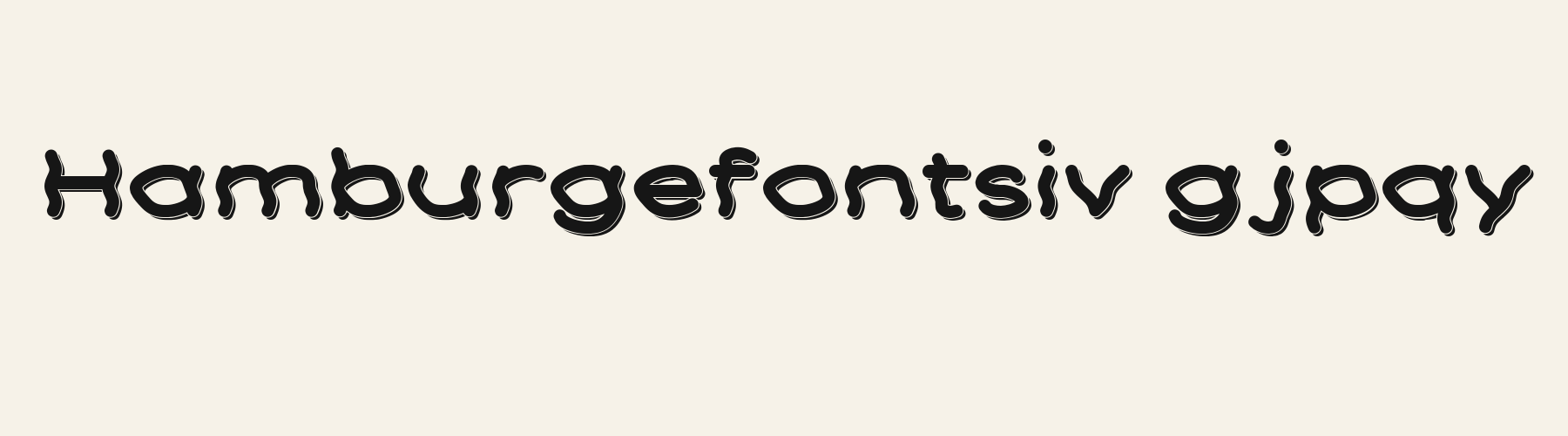 Disco Wave Shadow lowercase specimen