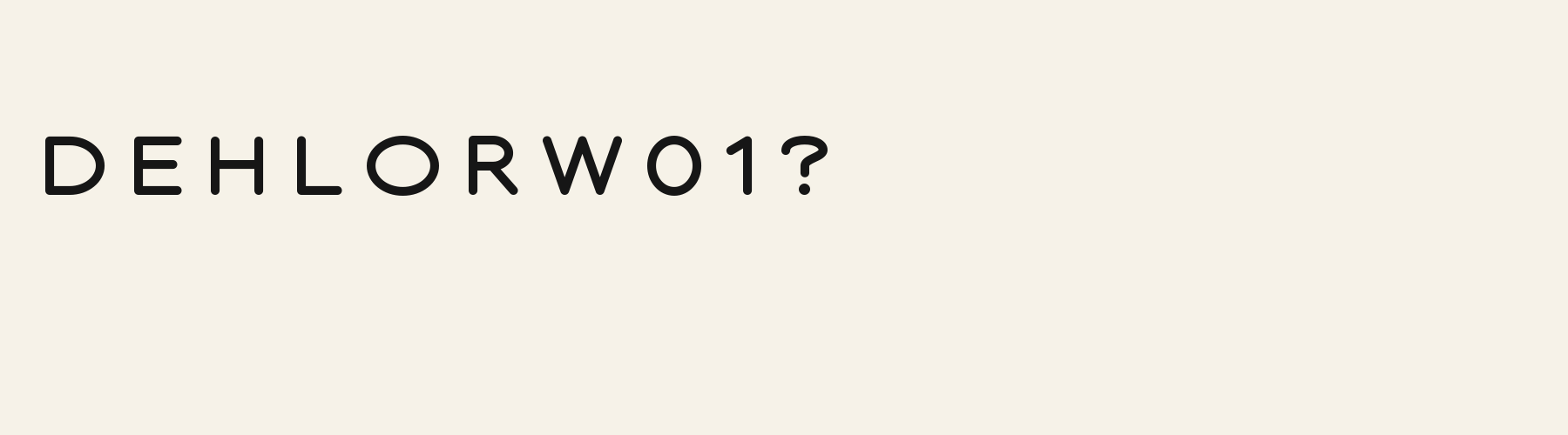 Studio Bold alphabet specimen