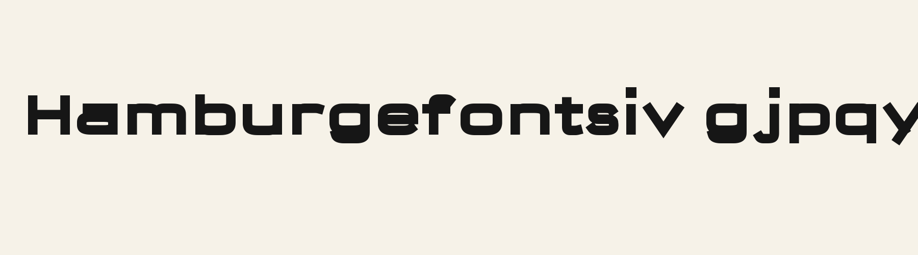 Bulwark Block lowercase specimen