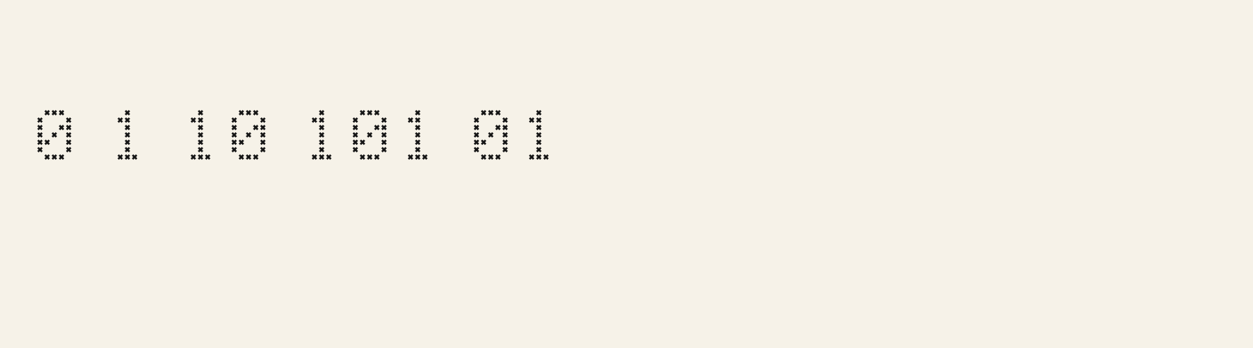 Pixel Cross Stitch Grid numbers specimen